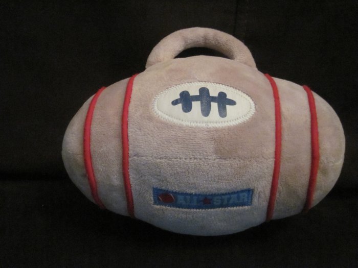 Carters Child Of Mine Plush All Star Baby's First Football Rattle Toy