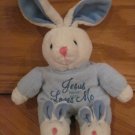 stuffed bunny that sings jesus loves me