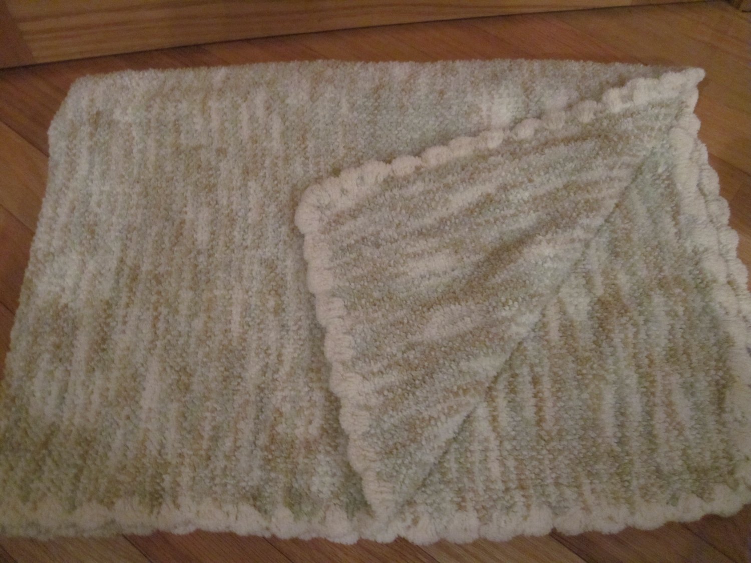 tan baby blanket