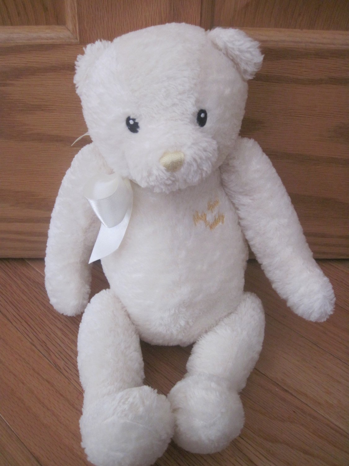 my first teddy bear white