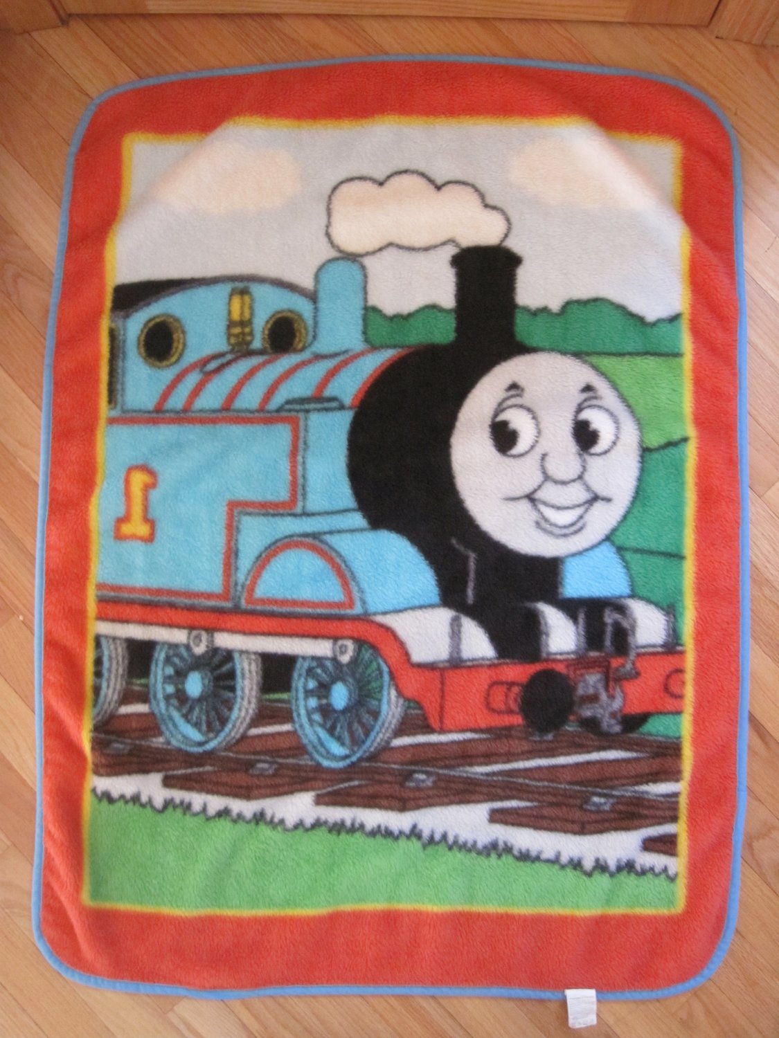 Thomas the Train Engine & Friends Plush Luxe Furry Toddler Baby Blanket