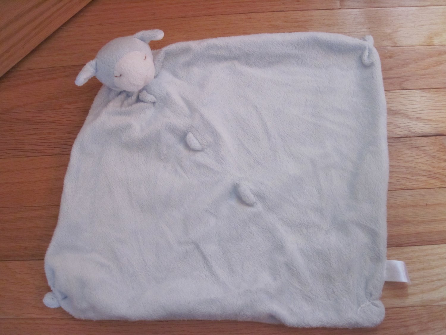 baby blanket lamb blue Blanket Plush Blue Angel Lamb Lovey Dear Sheep