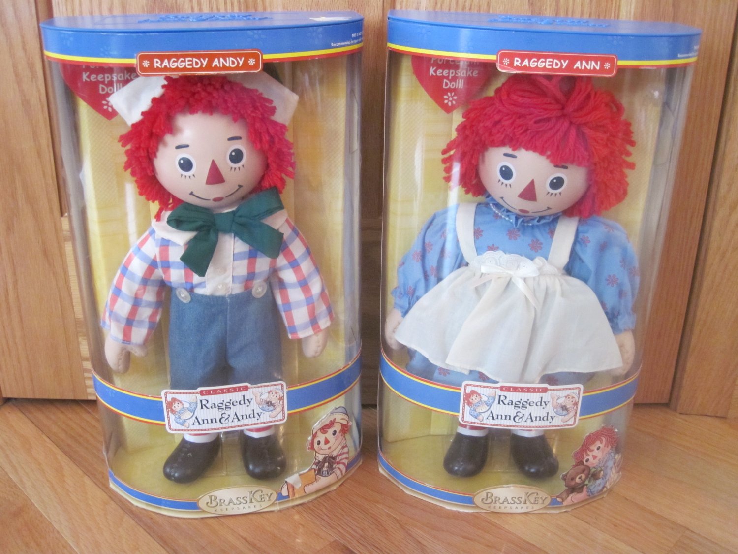 raggedy ann and andy porcelain dolls