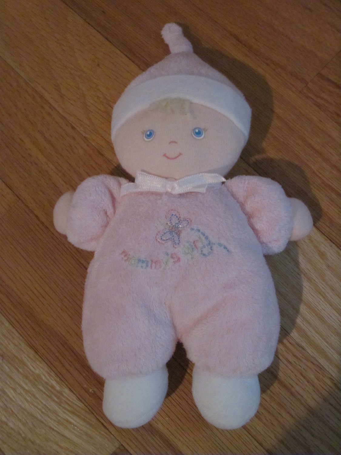Carters Baby Mommy's Girl Butterfly Plush Rattle Doll Pink 