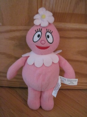 Yo Gabba Gabba Silly Jumpin Foofa Pink Talking Girl Toy by Spin Master