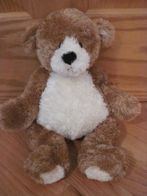 Gund Plush 14 Inch Brown & Cream Teddy Bear Named Fleming #15237