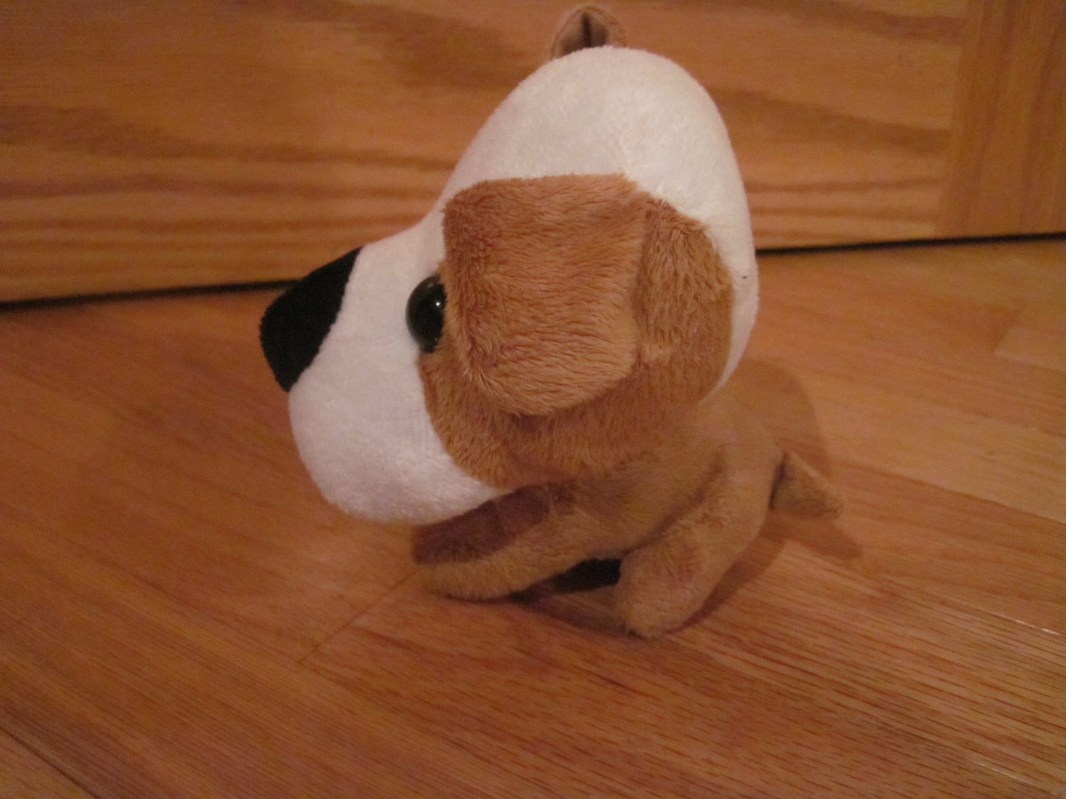 dog with big head and small body stuffed animal