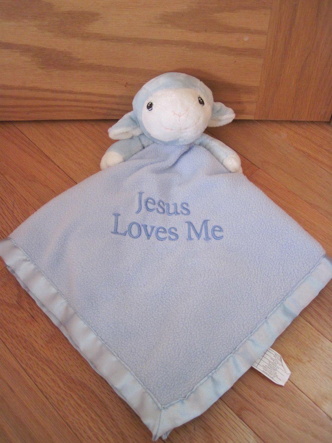 jesus loves me plush lamb