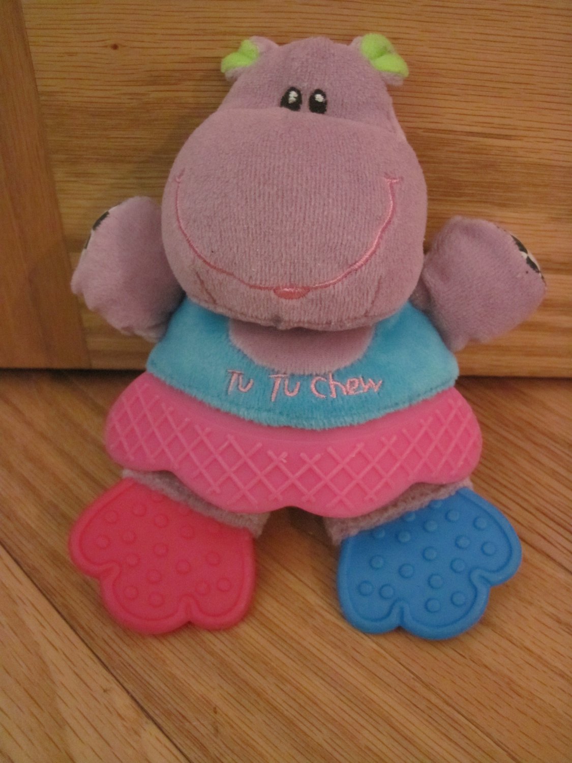 plush purple hippo