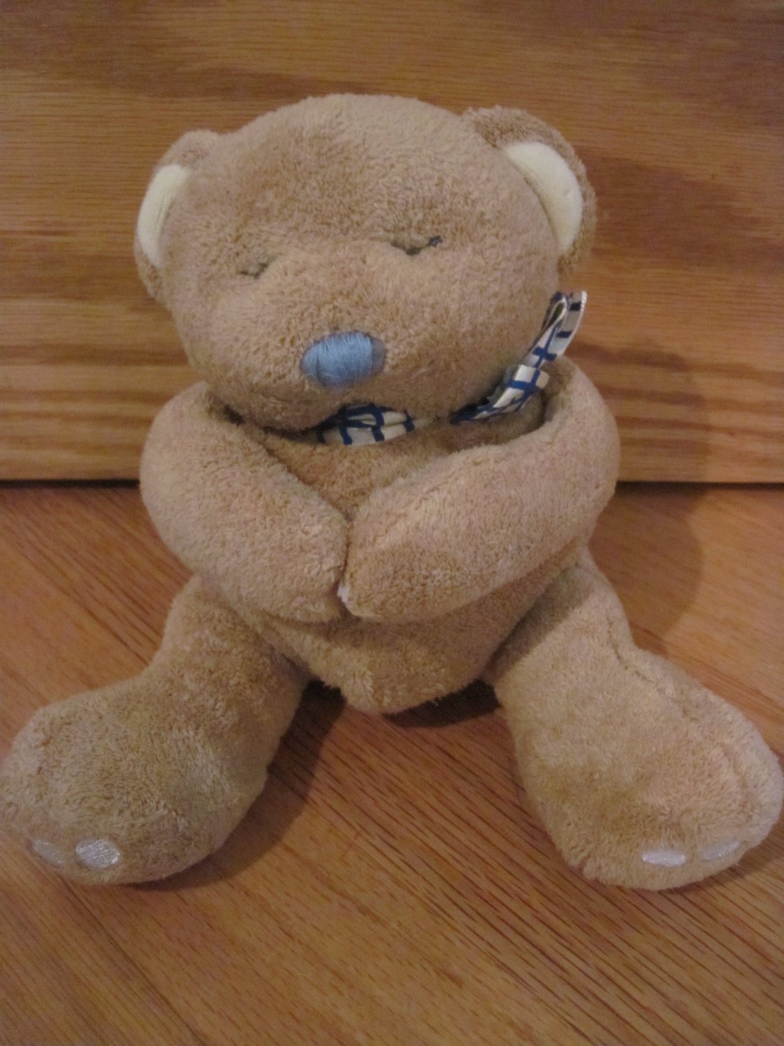 teddy bear blue ribbon