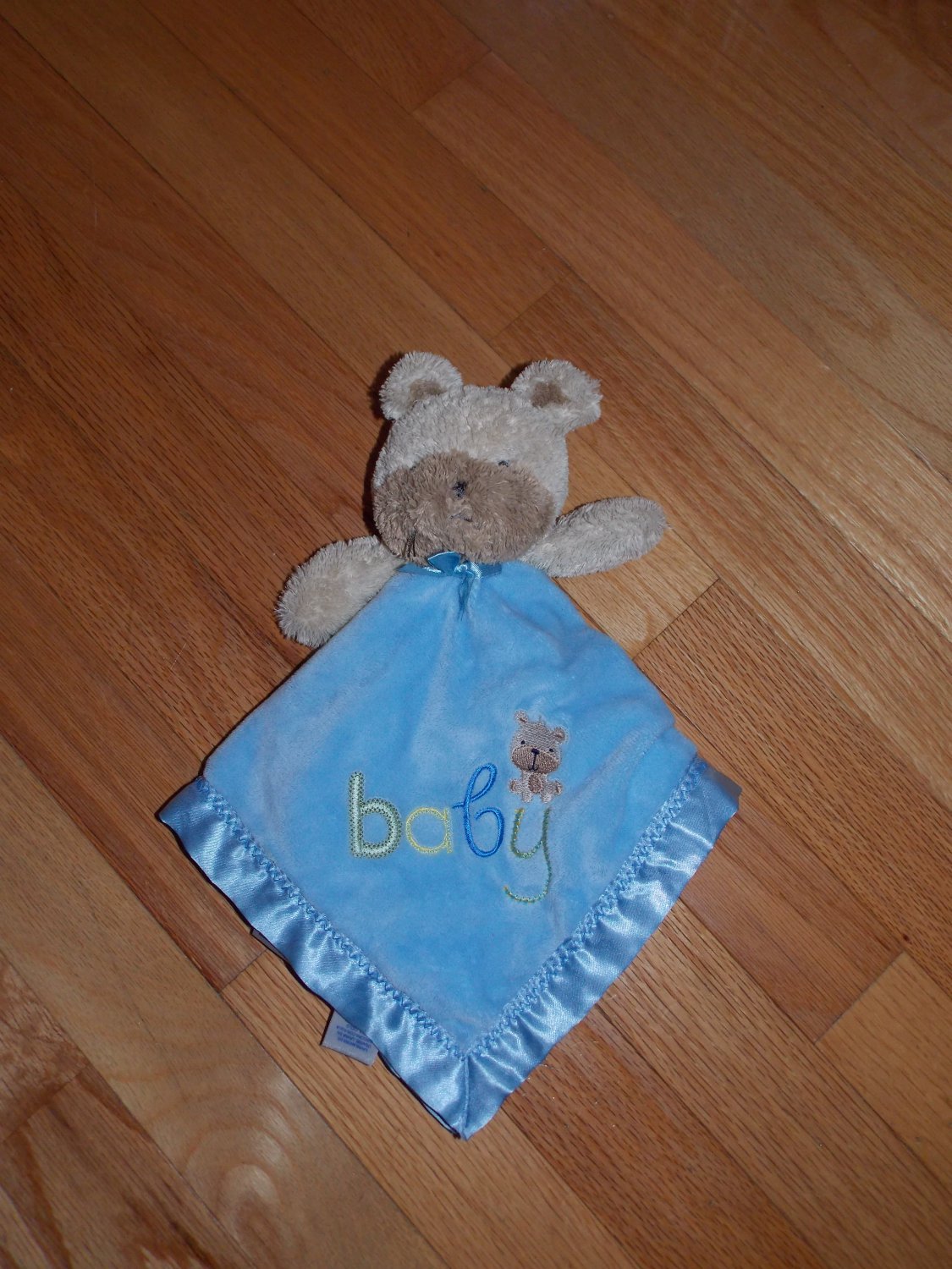 Carters Child of Mine Blue Puppy Dog Teddy Bear Baby Security Blanket
