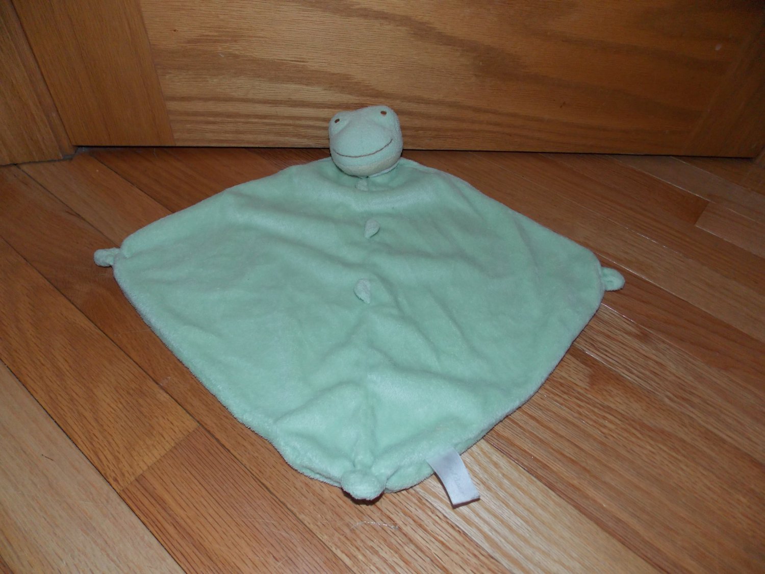 Angel Dear Plush Green Frog Security Blanket Lovey