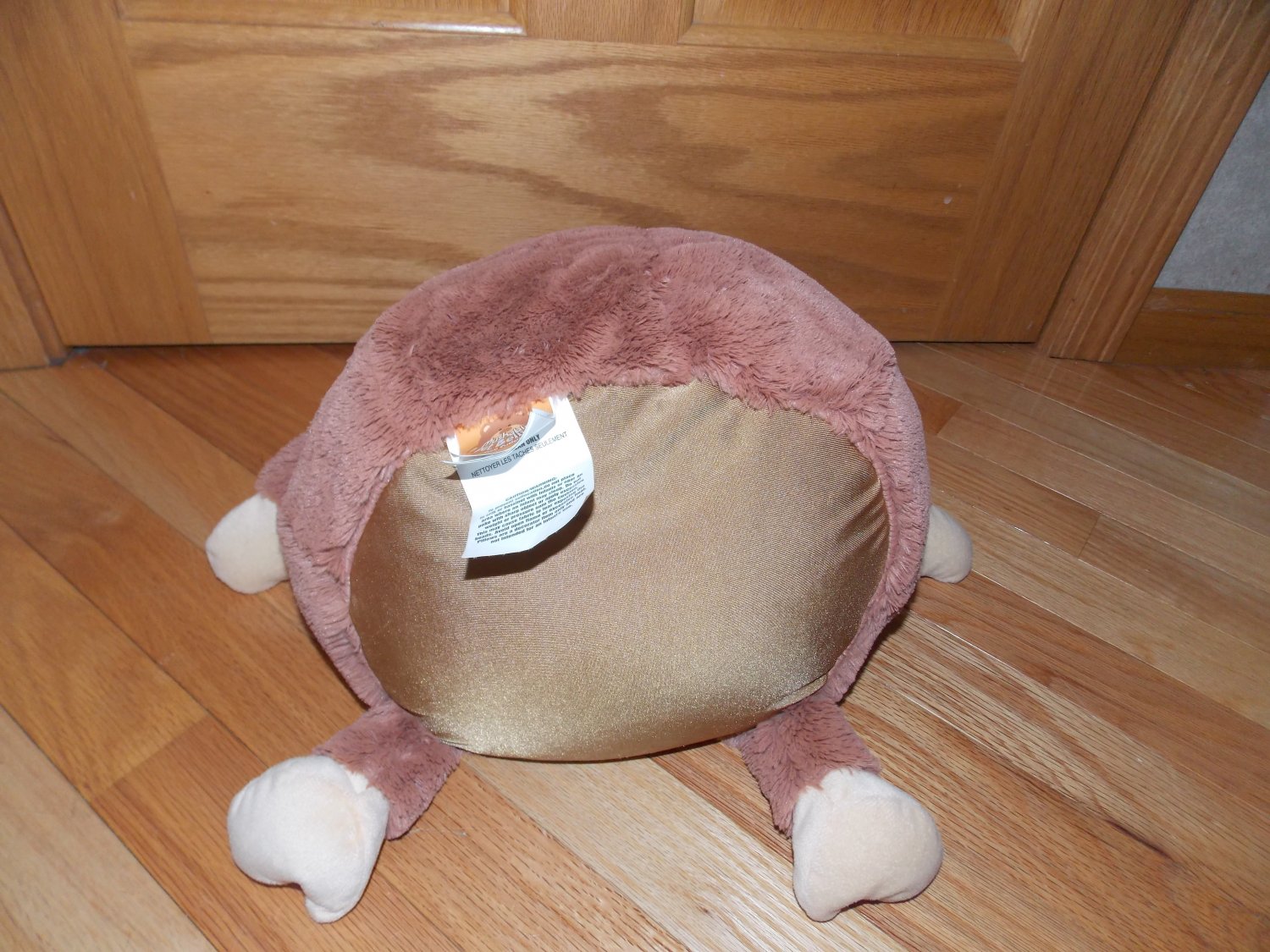 Jay At Play Moshi Mushable Pot Belly Plush Brown Microbead Monkey