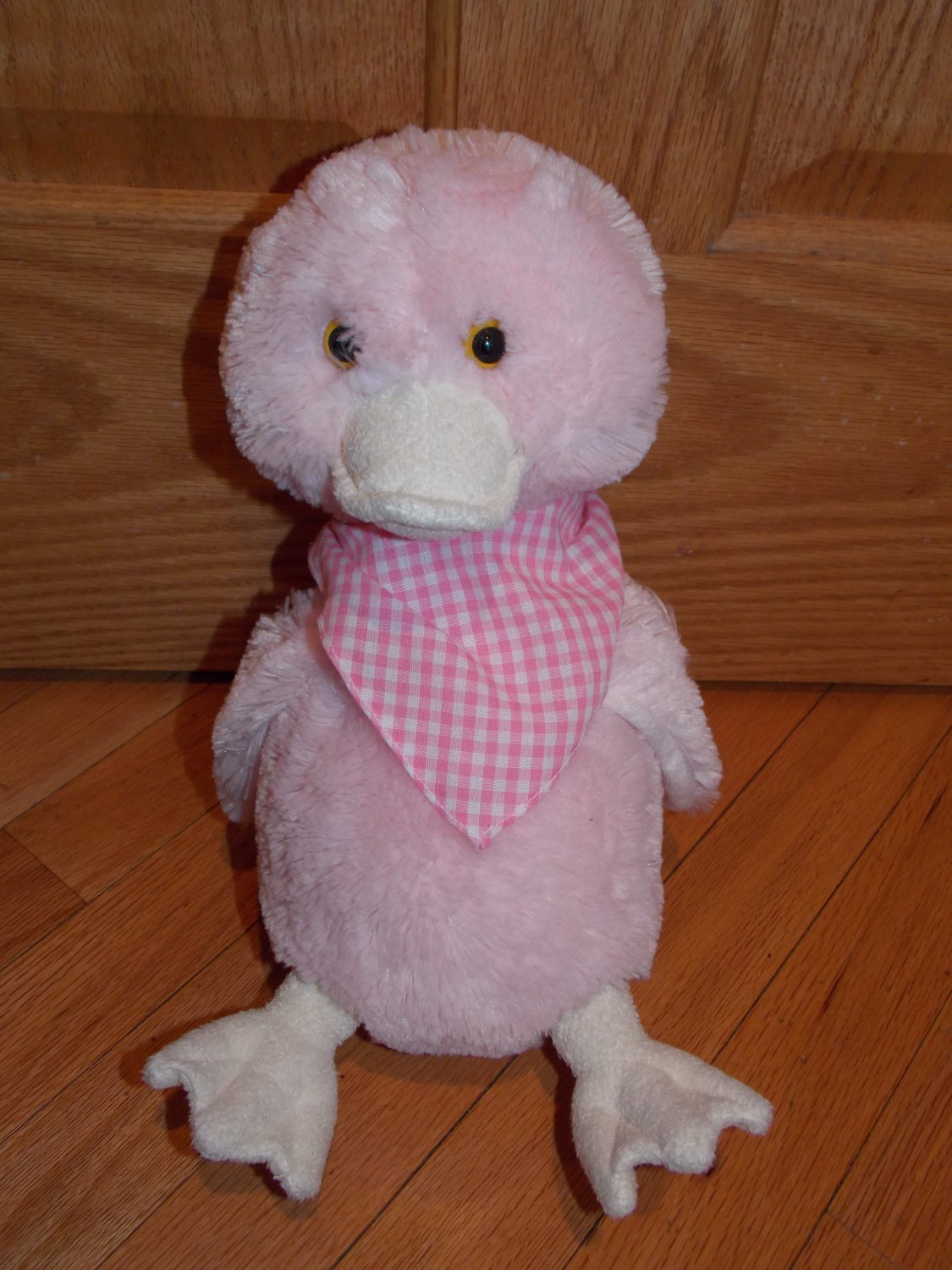pink duck plush