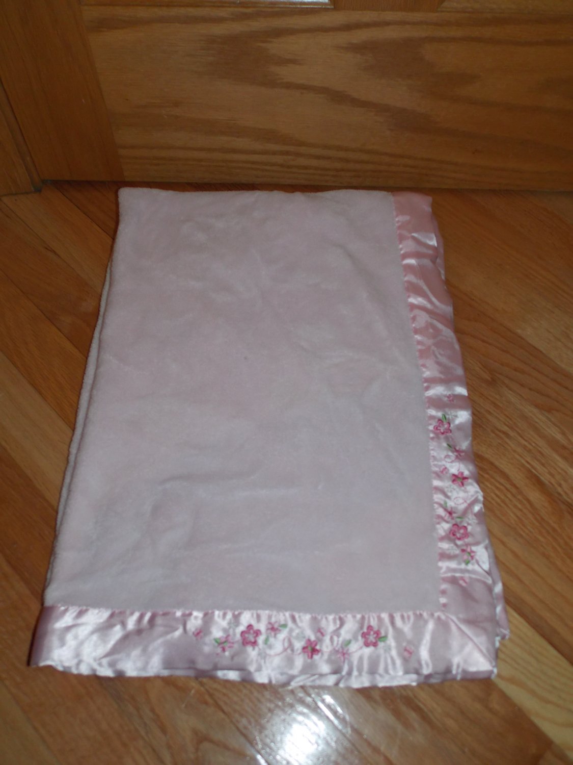 white blanket and pink baby carter's Child of Fleece Minky Mine Chenille Velour Baby Pink