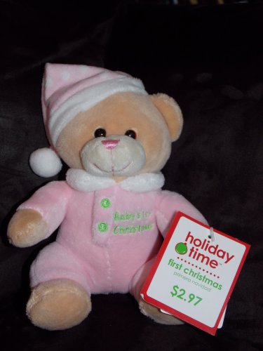 baby's 1st christmas teddy bear