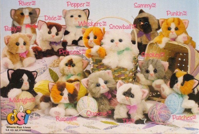 toy cats that purr and move