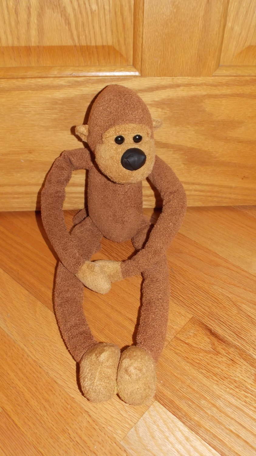 velcro monkey plush