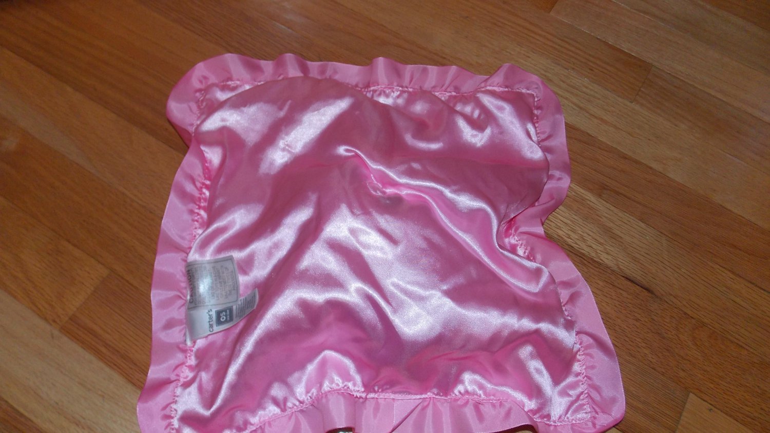 Carters OS Pink Plush Monkey Security Blanket 3 Flowers Lovey L23498H