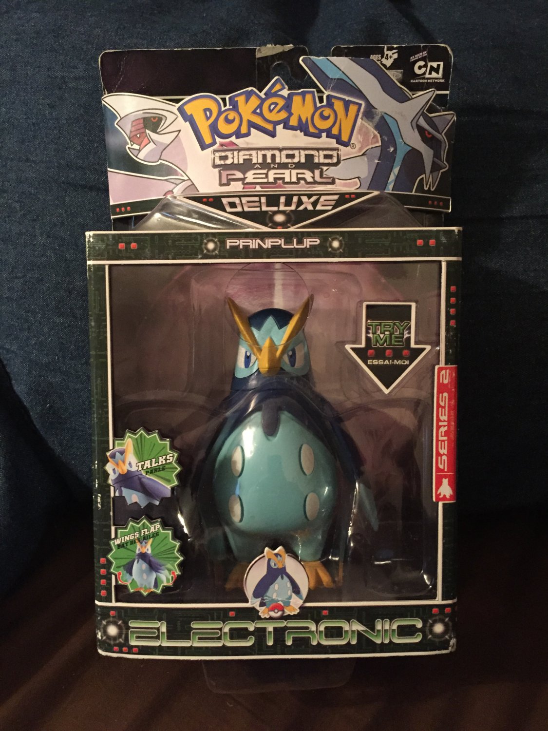 Jakks Pacific Pokemon Diamond and Pearl Deluxe Talking Moving Prinplup ...