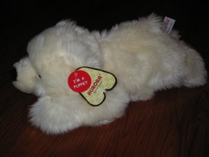 aurora polar bear plush