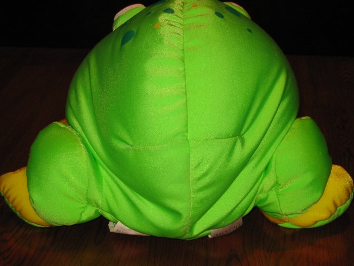 green frog lovey