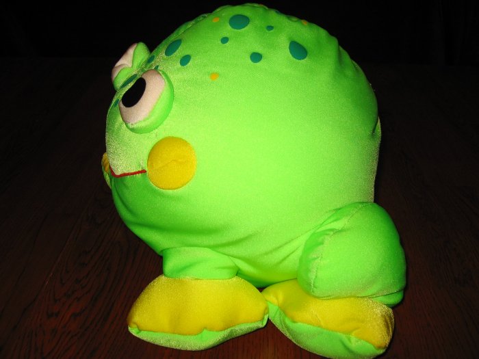 green frog lovey