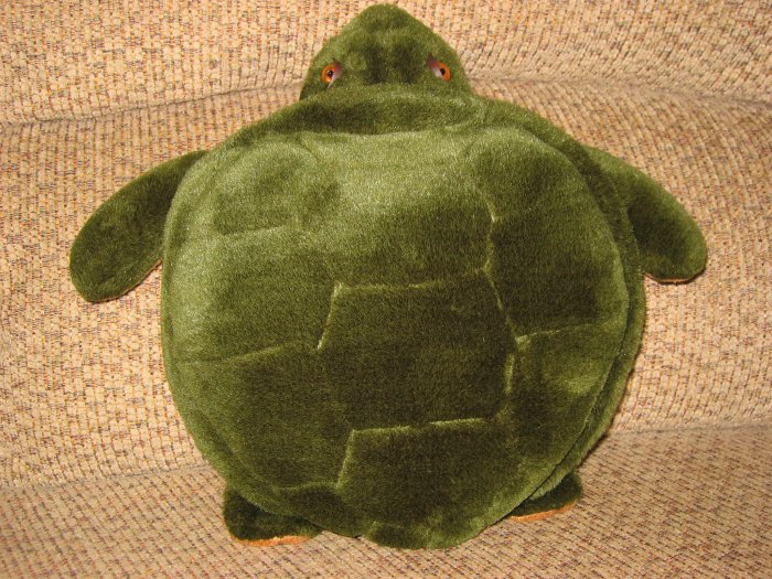 the petting zoo plush turtle