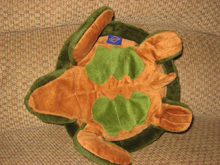 the petting zoo plush turtle