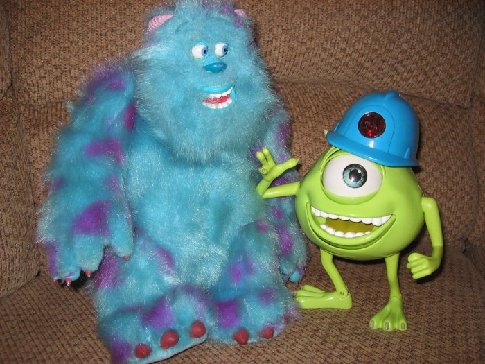 mike and sulley stuffed animals