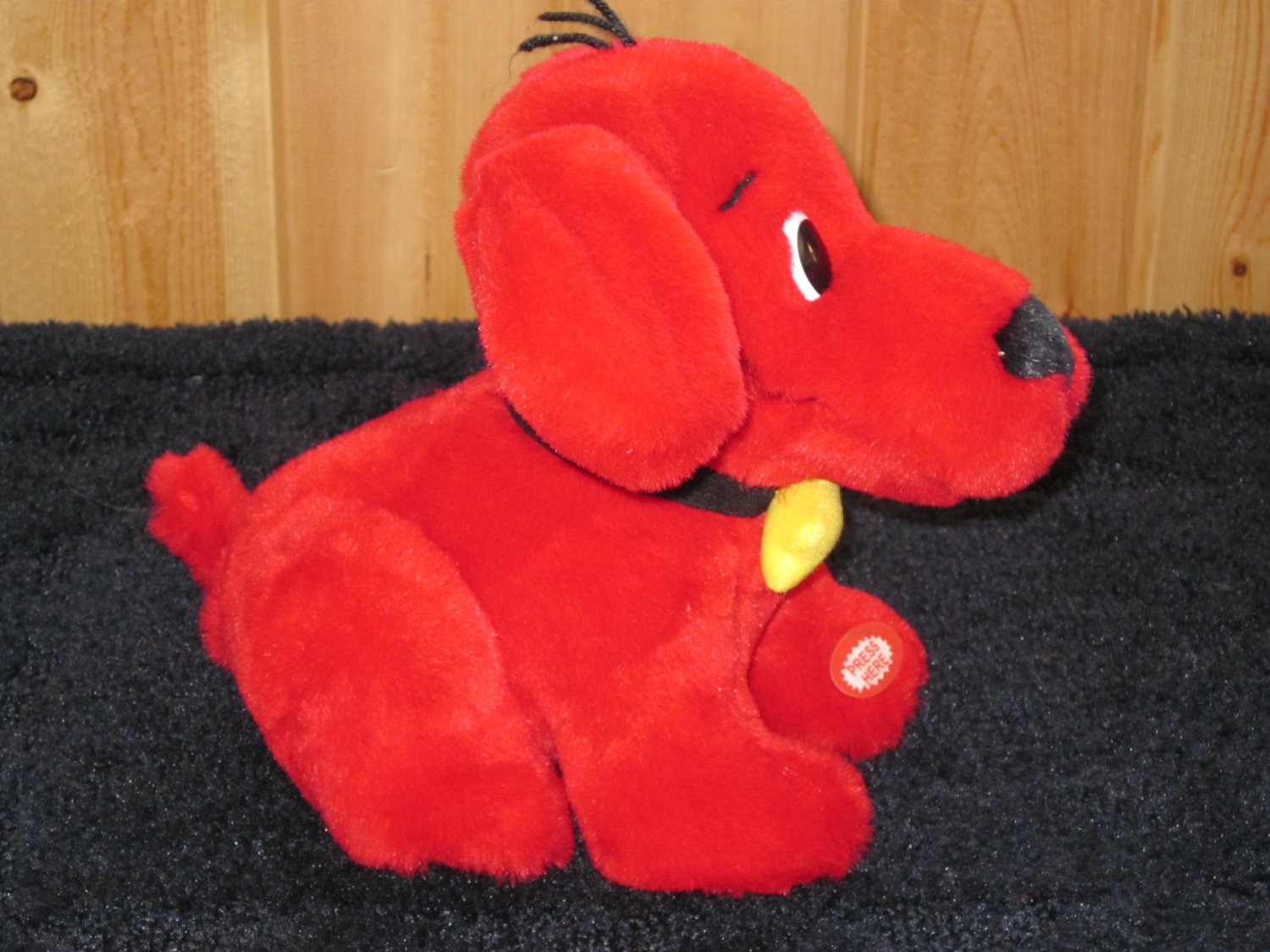 plush barking dog