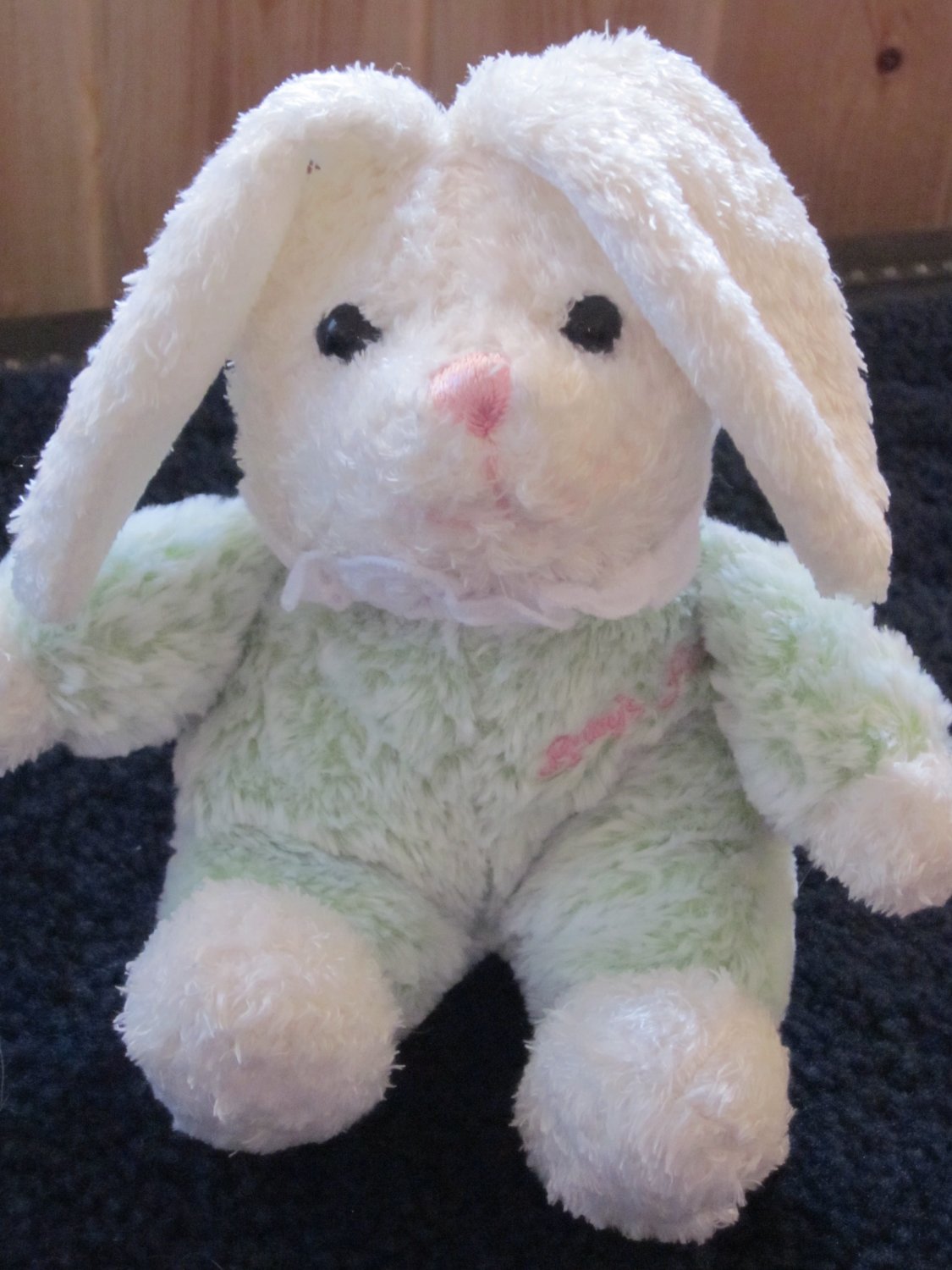 green plush bunny