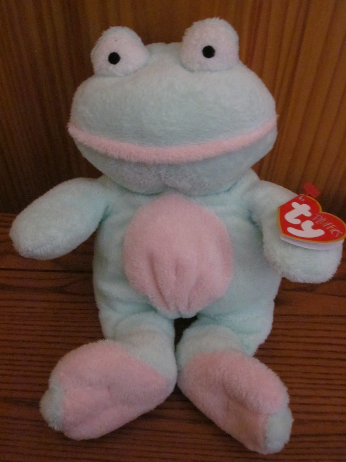 ty pluffies ponds frog