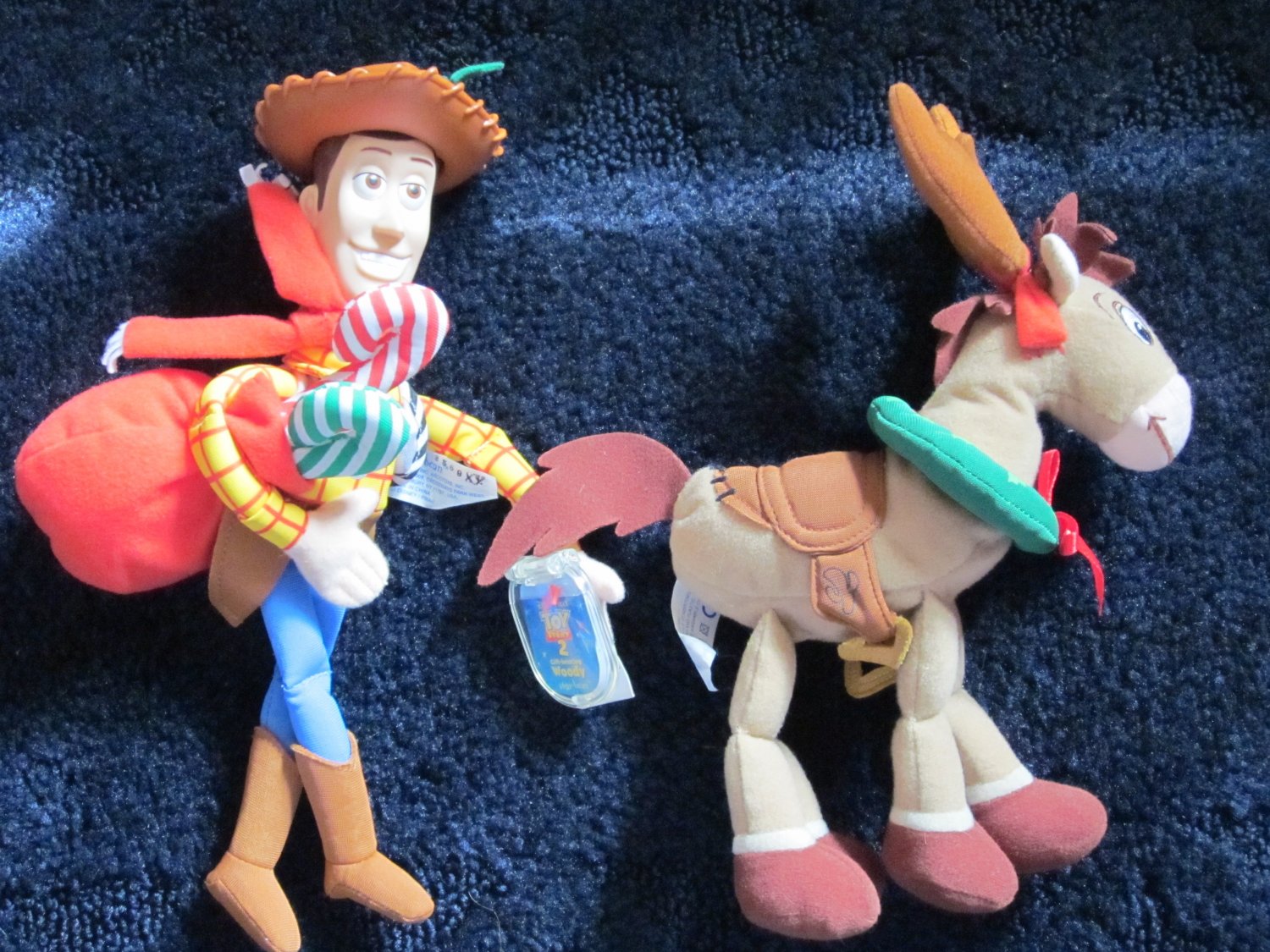 woody and bullseye plush set