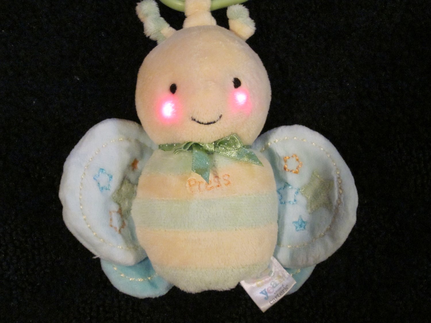 Just One Year Musical hanging toy Plush Butterfly Bug