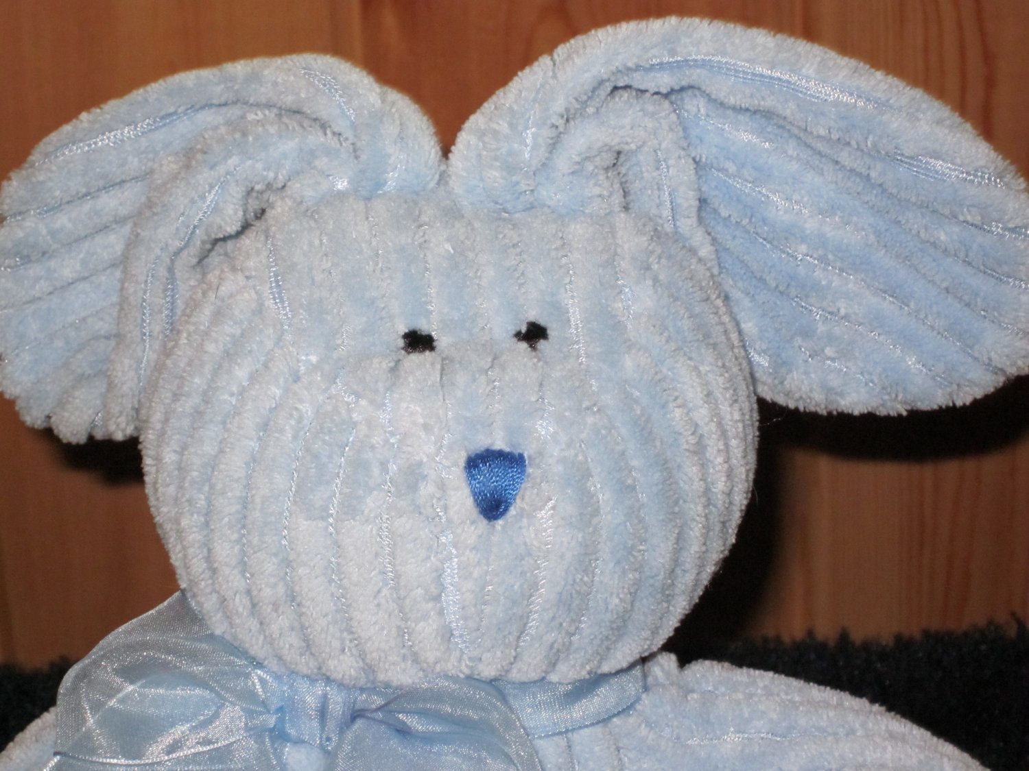 blue plush bunny