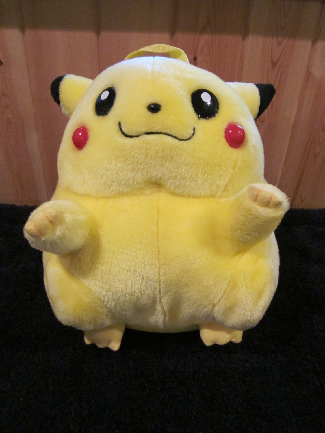 pikachu stuffed animal backpack