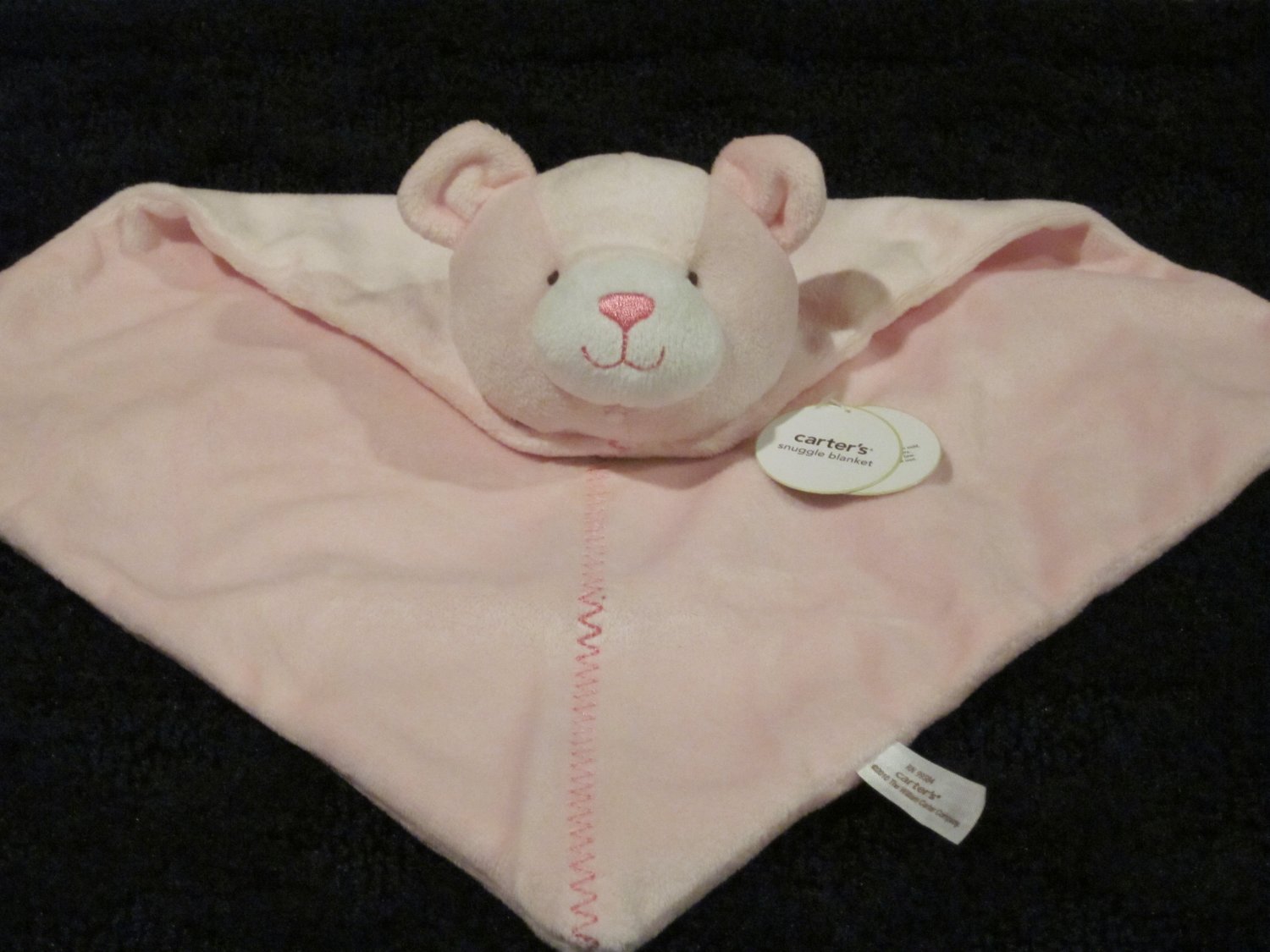 gund pink bear blanket