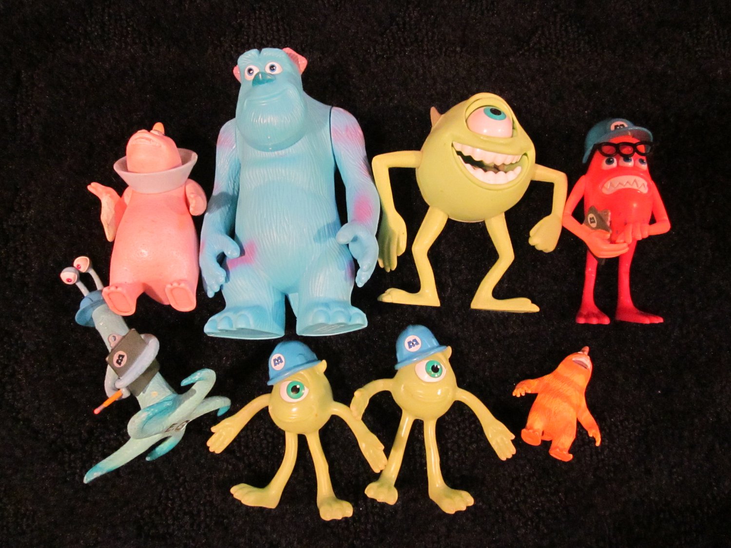 Monsters Inc Figures lot of 8