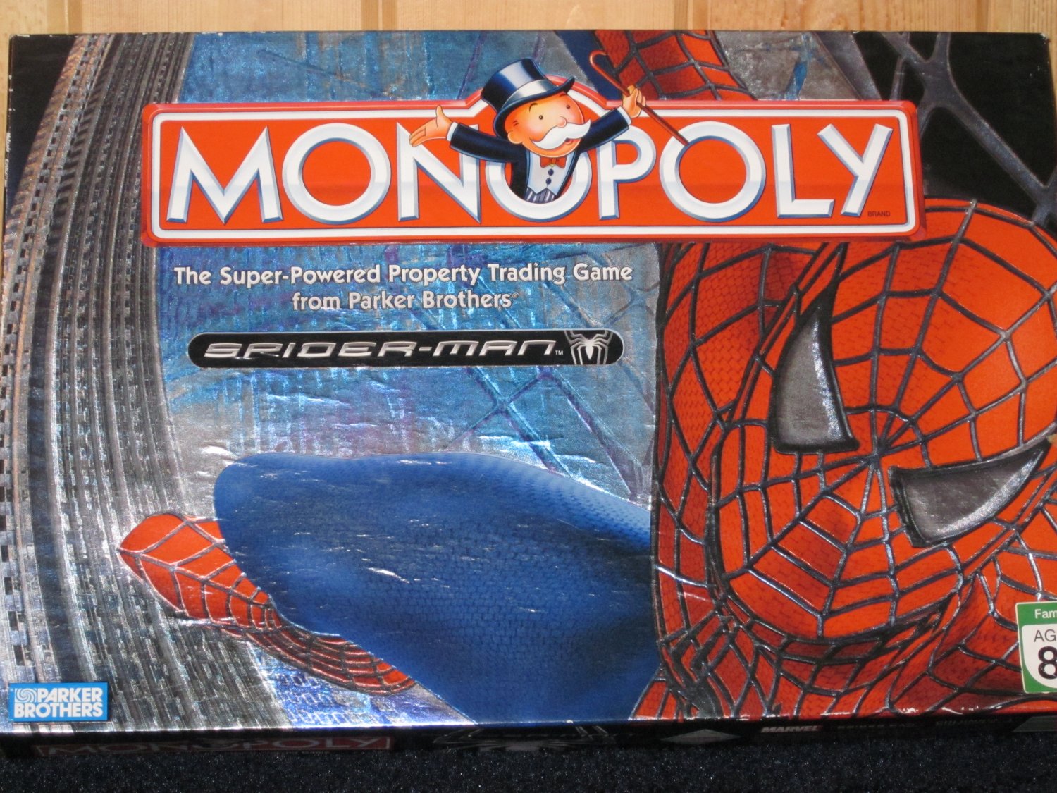Spiderman Monopoly 2002 Board Game by Parker Brothers