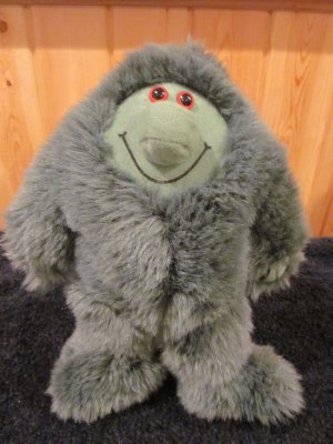 green monster plush toy
