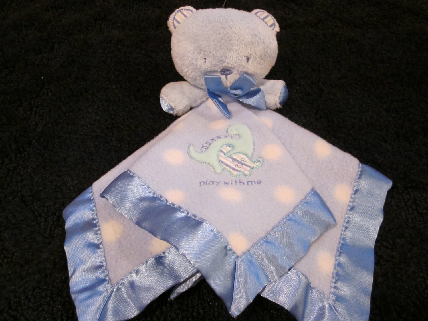 carter's teddy bear security blanket