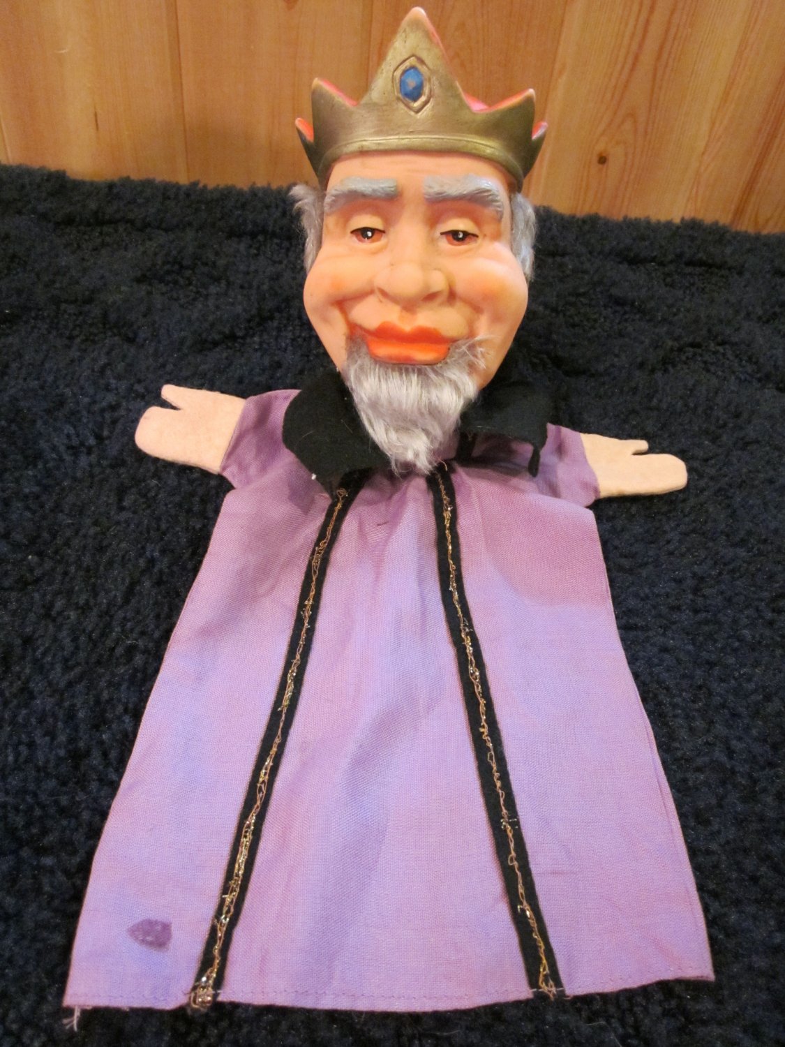 Vintage Hand Puppet King Made in Germany