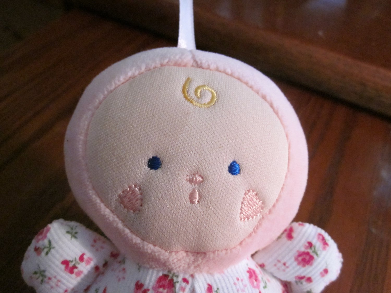 Plush Red Bloody Hanging Heart Doll Face by Bastet2329