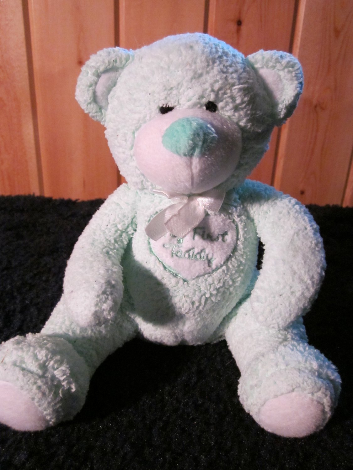 light green teddy bear