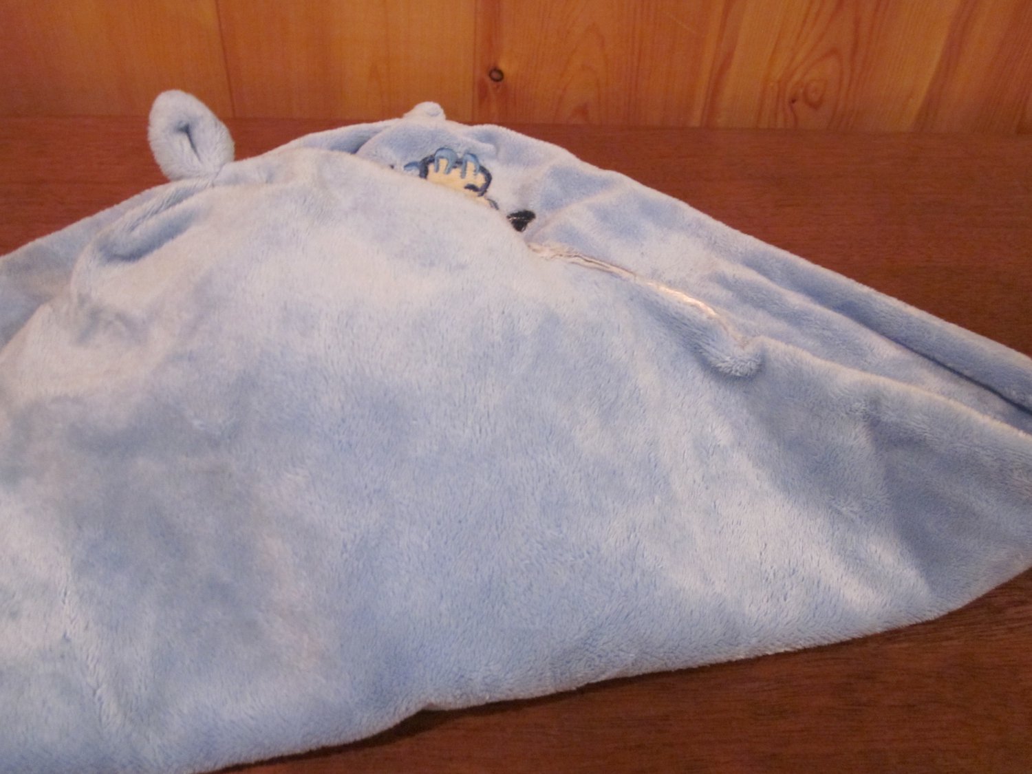 blue dog lovey blanket