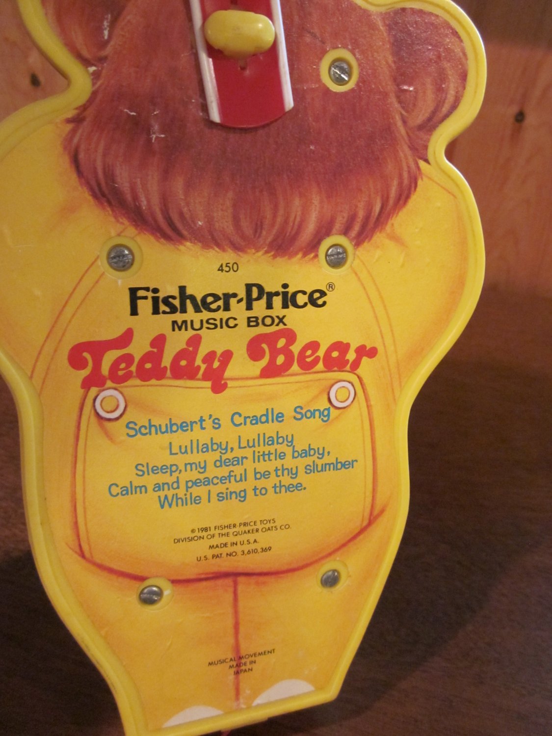 fisher price music bear