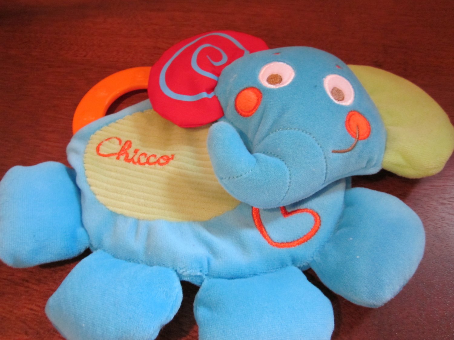 blue elephant teether