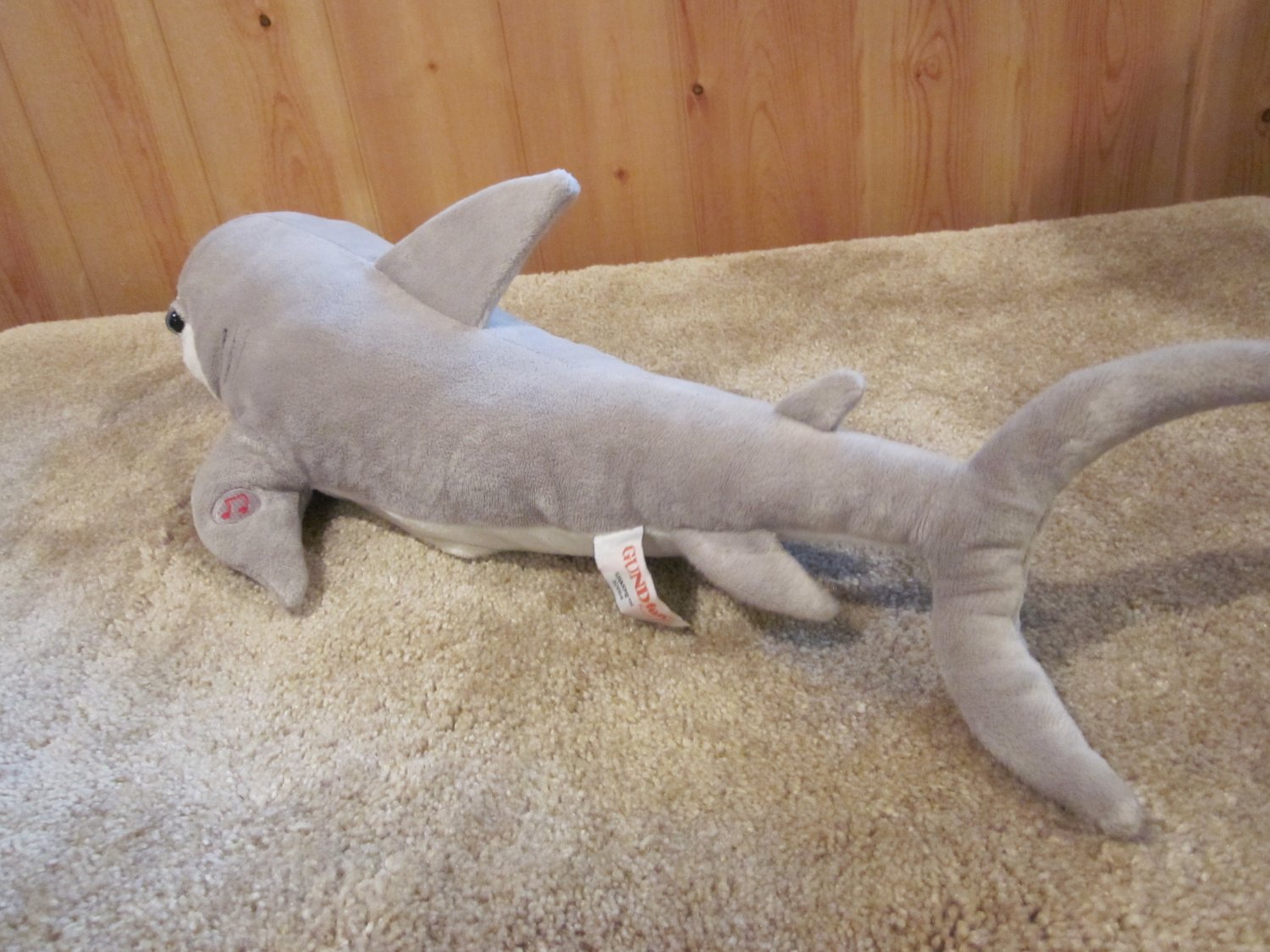 Large Plush Shark By Gund Fun Sings One Way Or Another And Moves Its