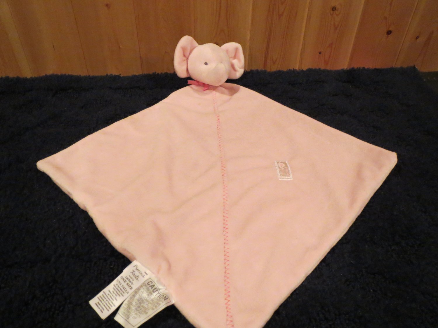 Just One Year Carters Precious First Plush Pink Elephant